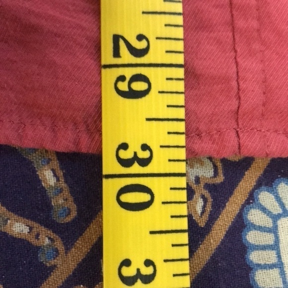 WHITE Stag Women’s Peasant Tunic Blouse Size 2X Coral Color Button Front - Picture 8 of 10